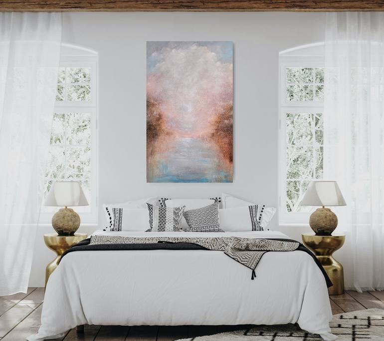 Original Abstract Expressionism Landscape Painting by Jennifer Baker
