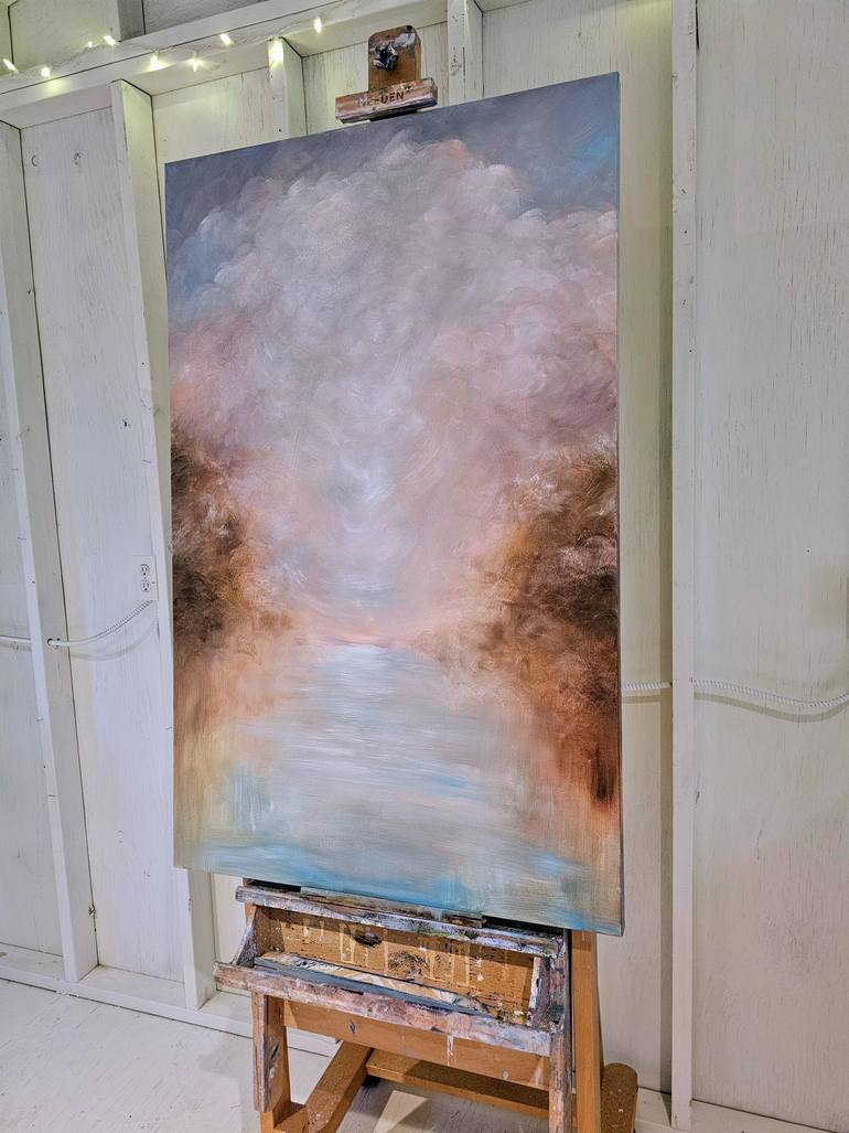 Original Abstract Expressionism Landscape Painting by Jennifer Baker