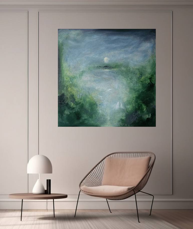 Original Abstract Expressionism Abstract Painting by Jennifer Baker