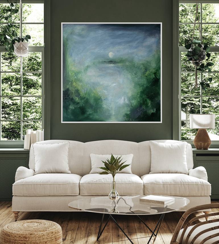 Original Abstract Expressionism Abstract Painting by Jennifer Baker
