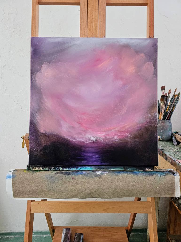 Original Abstract Expressionism Abstract Painting by Jennifer Baker