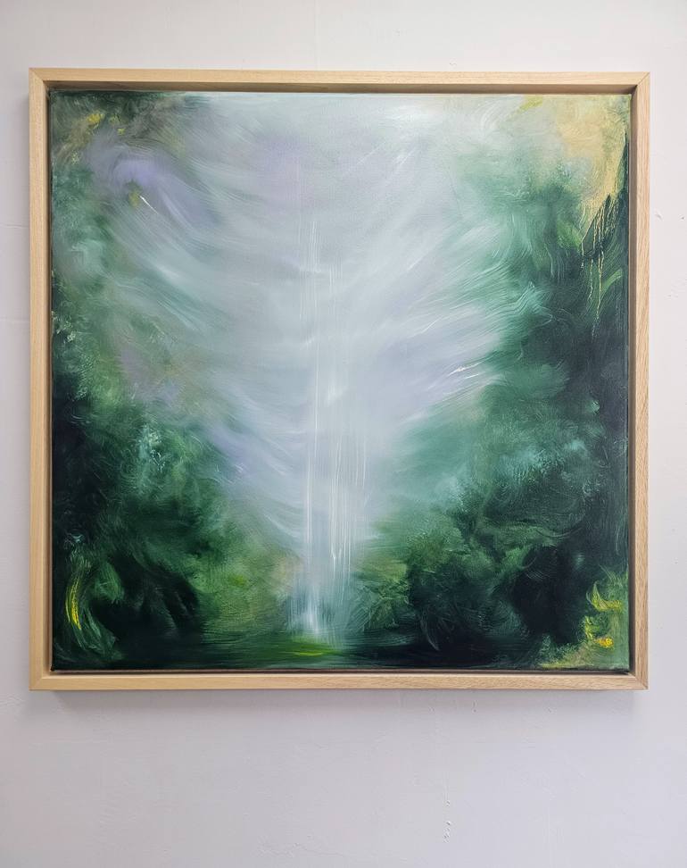 Original Abstract Expressionism Abstract Painting by Jennifer Baker