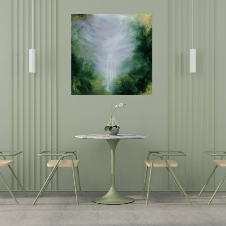 Original Abstract Expressionism Abstract Painting by Jennifer Baker