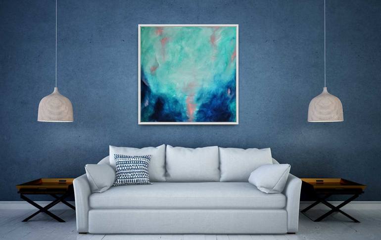 Original Abstract Expressionism Abstract Painting by Jennifer Baker