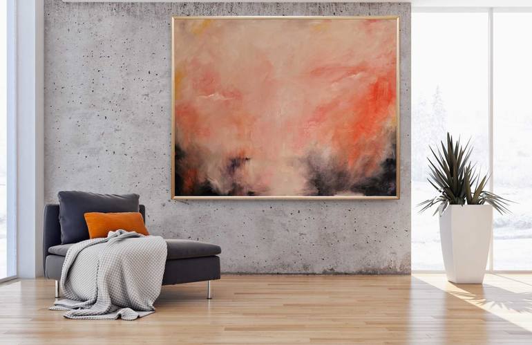 Original Abstract Expressionism Abstract Painting by Jennifer Baker