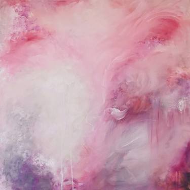 Love child - Romantic pink abstract painting thumb