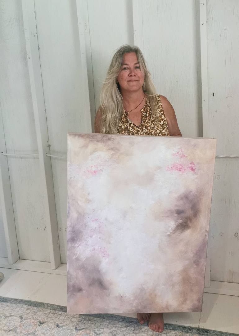 Original Abstract Expressionism Abstract Painting by Jennifer Baker