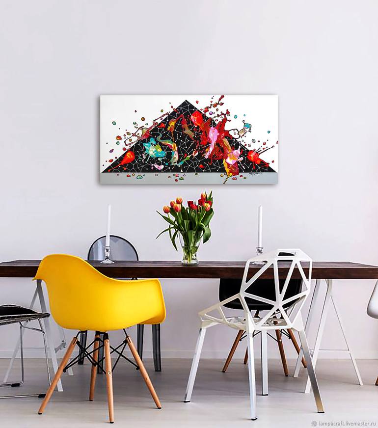 Original Conceptual Abstract Painting by Dayva Achikhman