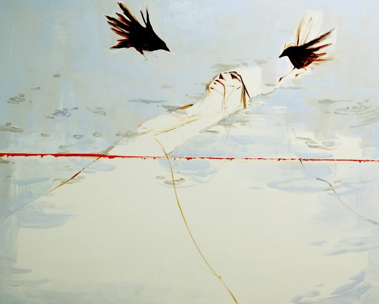 It's time to cut the lifestring Painting by Serah Oh | Saatchi Art