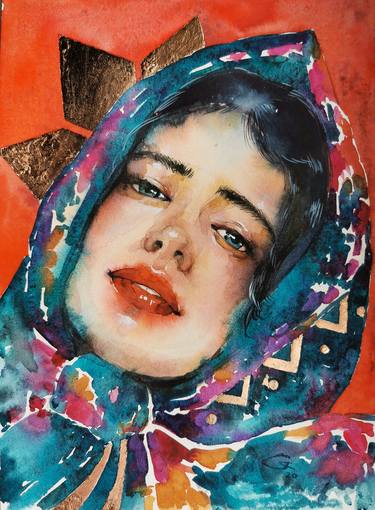 Print of Women Paintings by Alina Konyk