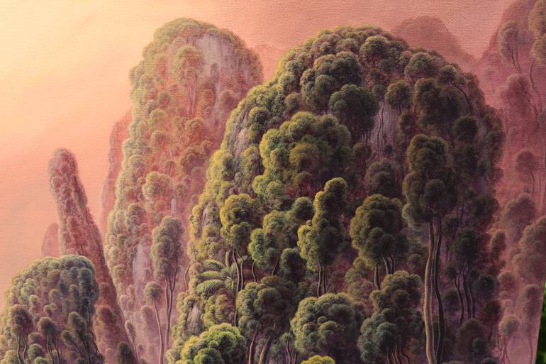 Original Figurative Landscape Painting by Alberto Hernandez Reyes