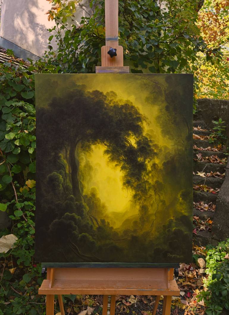 Original Contemporary Landscape Painting by Alberto Hernandez Reyes