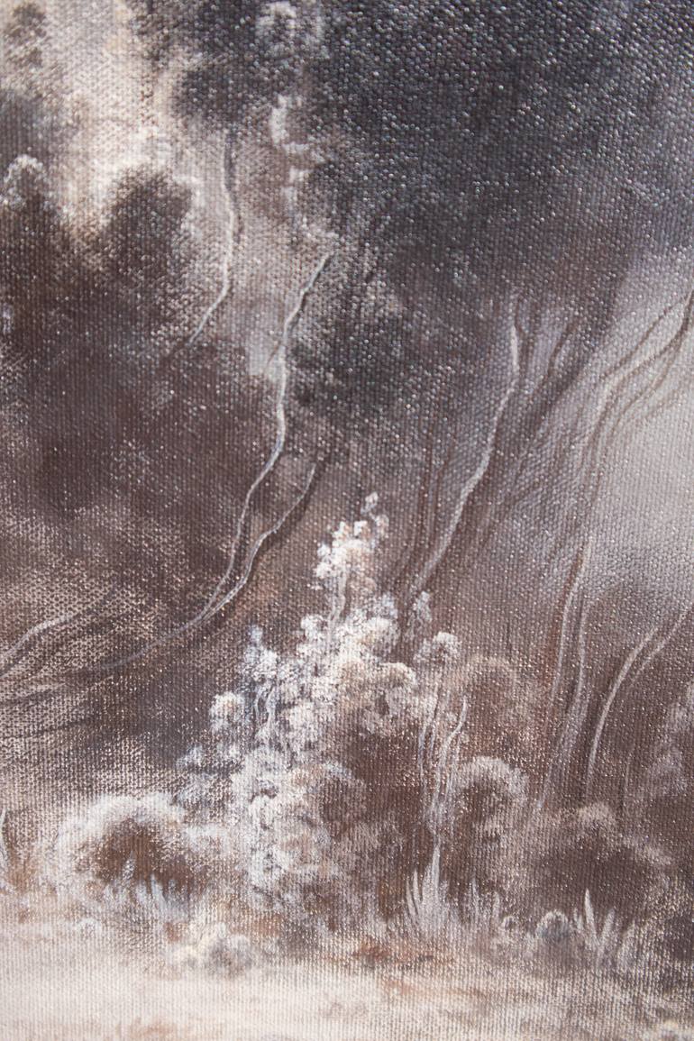 Original Figurative Landscape Painting by Alberto Hernandez Reyes