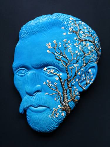 Portrait of Van Gogh. Blooming almonds thumb