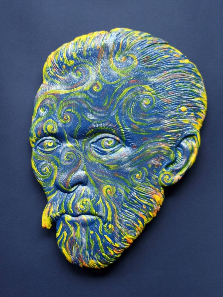 Original Impressionism Portrait Sculpture by Alexandr and Serge Reznikov