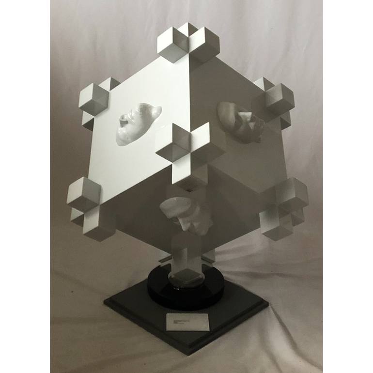 Original Conceptual People Sculpture by Ioan-Catalin Puscas