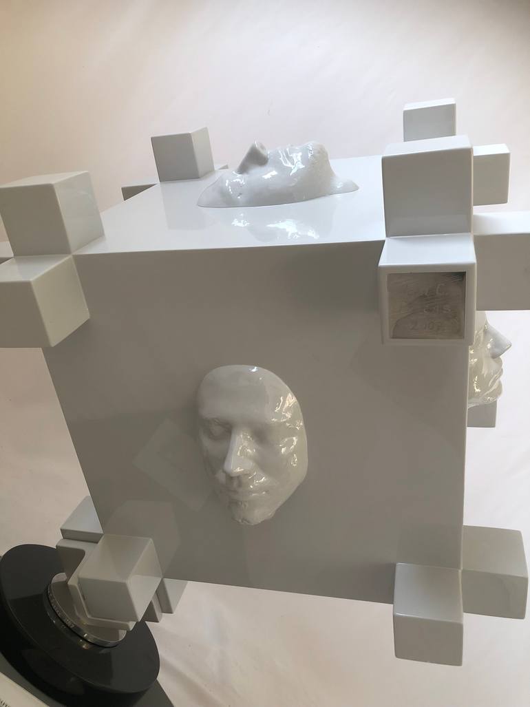 Original Conceptual People Sculpture by Ioan-Catalin Puscas