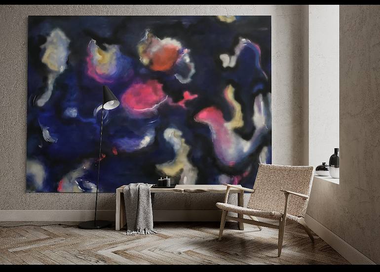 Original Abstract Painting by Petra Sluijters