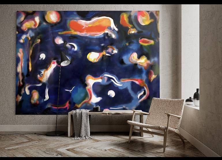 Original Abstract Painting by Petra Sluijters