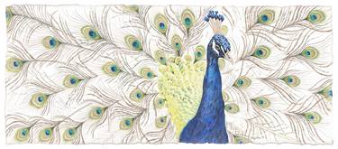 Preening Peacock - Limited Edition of 500 thumb