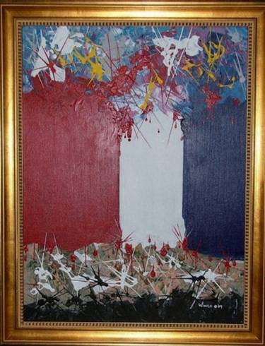 Original Abstract Political Painting by Gary D Wingo