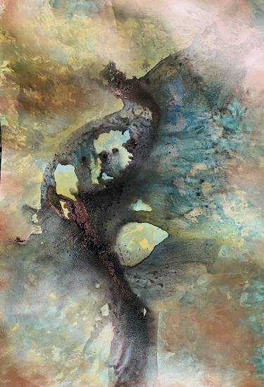 Original Abstract Expressionism Abstract Painting by Sel B
