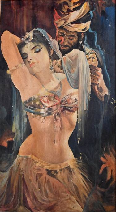 Print of Expressionism Erotic Paintings by Vijay bhagatwala