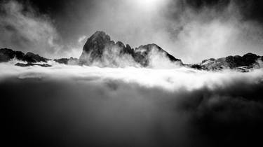 Sasso Lungo: Above Clouds and Snow thumb