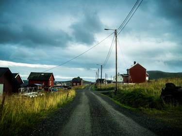 Fishing village, Magerøya Island Norway thumb