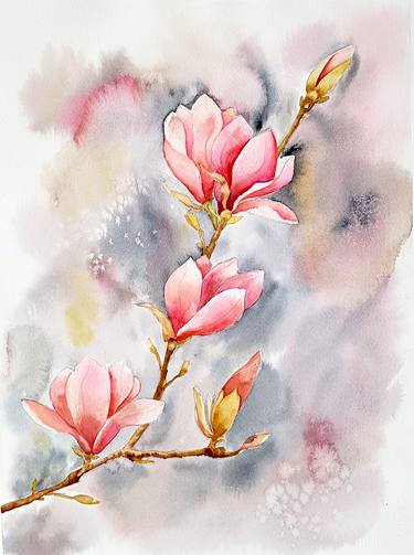Original Floral Paintings by Svetlana Yumatova