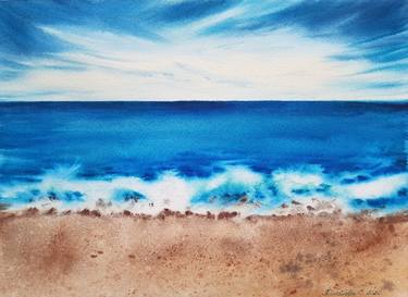 Original Abstract Seascape Paintings by Svetlana Yumatova