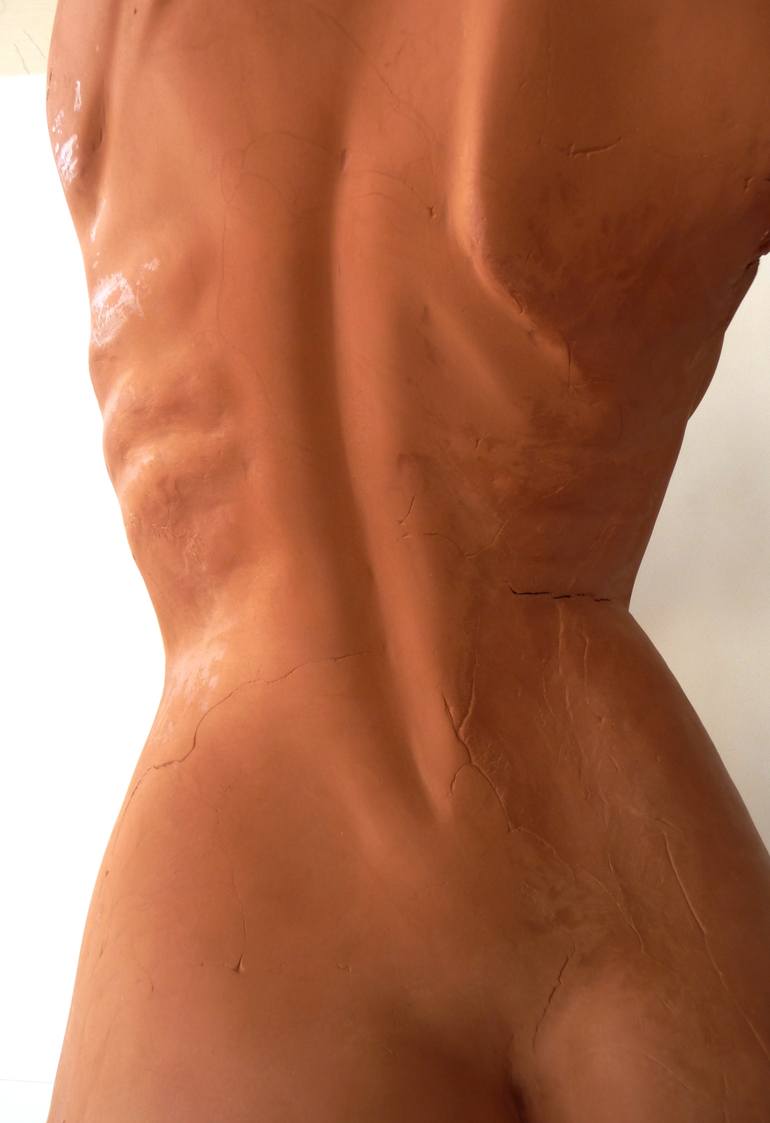 Original Art Deco Nude Sculpture by Sabina Pelc