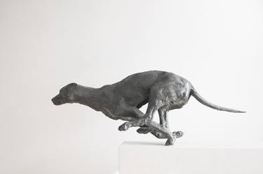 Original Figurative Dogs Sculpture by Ida Karkoszka