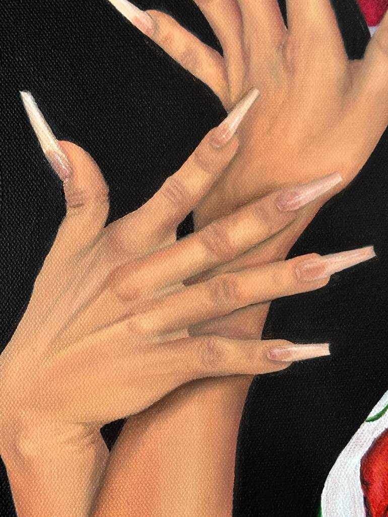 Original Figurative People Painting by Twig Lips