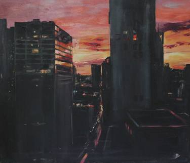 Print of Abstract Expressionism Cities Paintings by Mari Gaiz