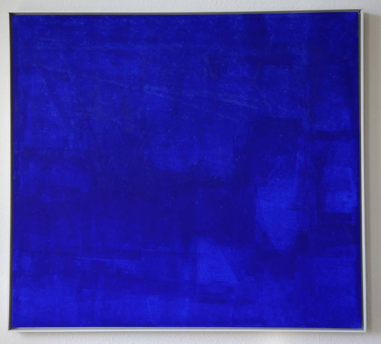 Monochrome shades of ultramarine (IKB/ International Klein Blue formula)  Art Print