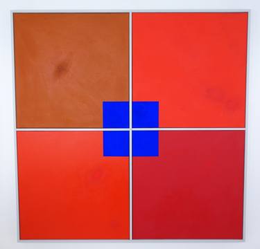 Shades af red contrasted with an ultramarine core thumb