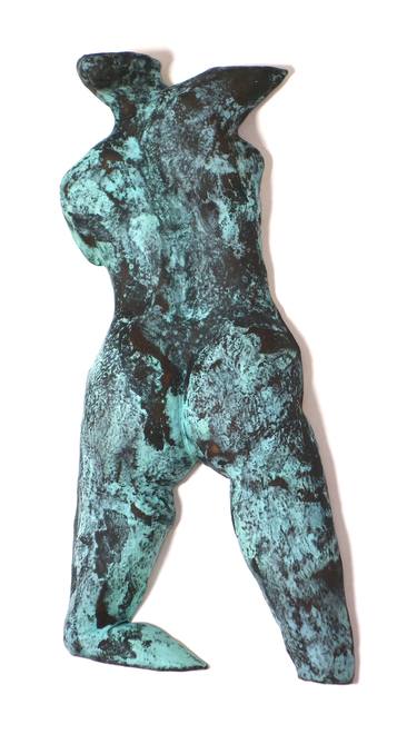 In praise of the backside (patinated female nude figure without backgrund) thumb