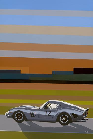Original Pop Art Car Paintings by Jean-Yves Tabourot