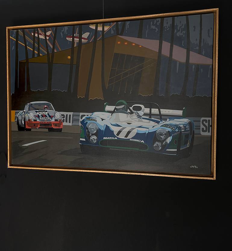 Original Pop Art Car Painting by Jean-Yves Tabourot