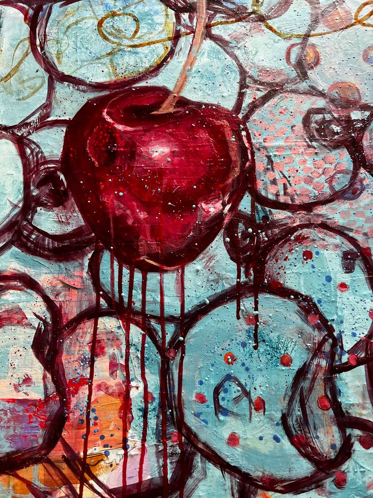 Original Abstract Still Life Painting by Madalena Aires