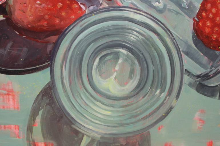 Original Abstract Still Life Painting by Madalena Aires