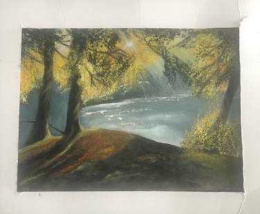 Print of Realism Landscape Paintings by Sarah Iftikhar