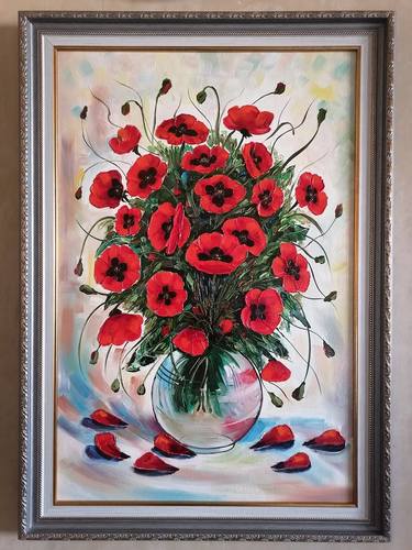 Print of Floral Paintings by Artur Minasyan