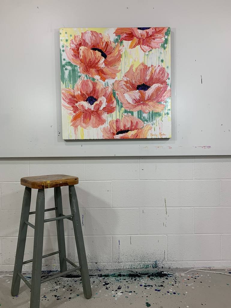 Original Floral Painting by Mandy Martin