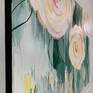 Abstract floral painting by artist Mandy Martin - from the left