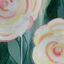 Abstract floral painting by artist Mandy Martin - detail