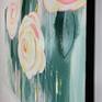 Abstract floral painting by artist Mandy Martin - from the right