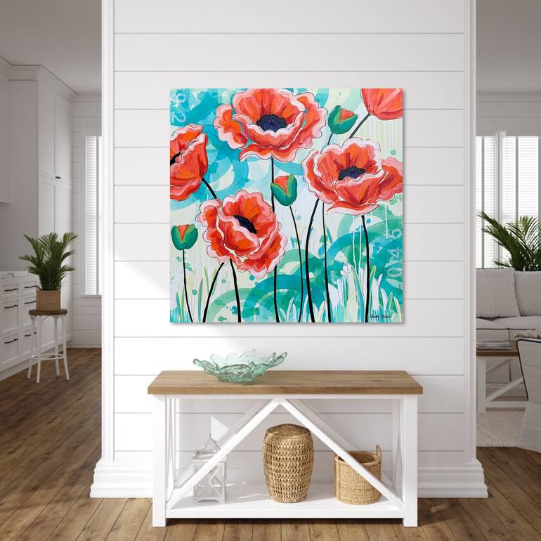 Original Floral Painting by Mandy Martin