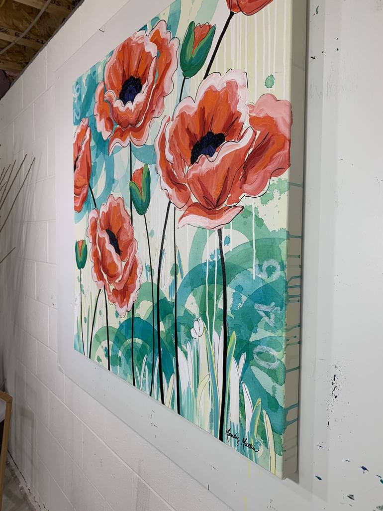 Original Floral Painting by Mandy Martin